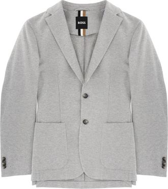 BOSS Light Grey Hanry Patch Jacket