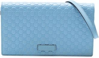 Gucci Borsa a tracolla Microguccissima con tracolla 2000-2015 - Blu