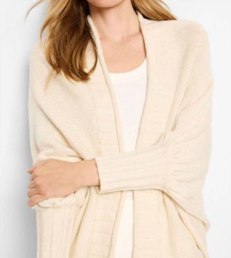 Nic+Zoe Cozy Crush Cardigan In Classic Cream