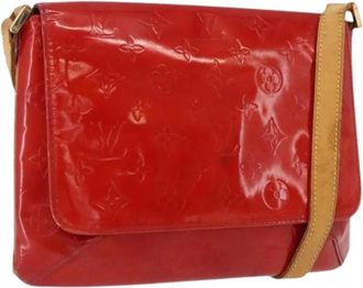 Louis Vuitton Pre-owned Vintage Crossbody Tas - Dames - Vintage Schoudertas - Rood - ONE Size - Leer - Vintage