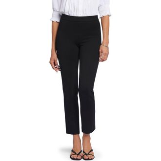 NYDJ Pull-On Ankle Straight Leg Pants in Black at Nordstrom Rack, Size X-Small