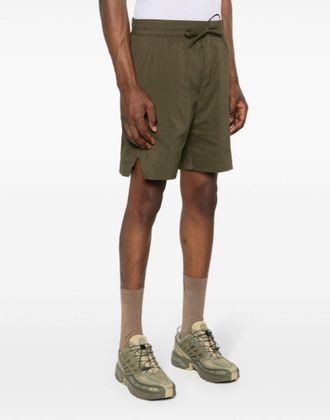 Canada Goose Mens Killarney Logo Patch Shorts Green Clothing > Pants