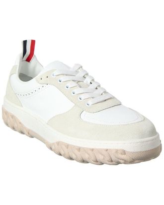 Thom Browne Thom Brown Leather & Canvas Sneakers