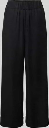 Marc O'Polo Denim Marc OPolo Denim Wide Leg Stoffhose mit verk&uuml;rztem Schnitt in Black, Gr&ouml;&szlig;e XS