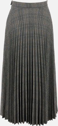 True Royal Pleated Skirt