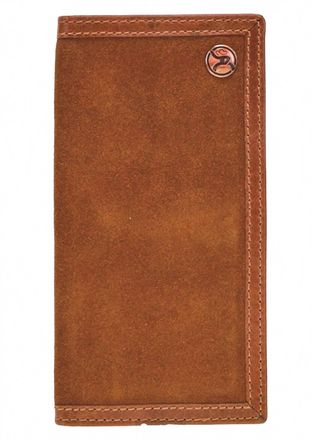 Hooey Roughy Leather Rodeo Wallet In Tan/brown