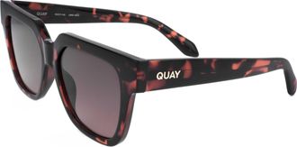 Quay Quay Womens 46mm Brown Sunglasses PSA-TRT-46
