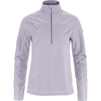 Fj&auml;llr&auml;ven Womens Abisko Lite Fleece Half-Zip Purple L