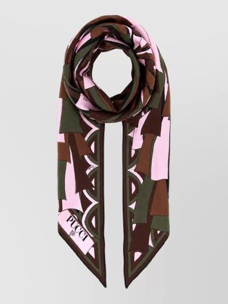 Pucci silk printed twill scarf