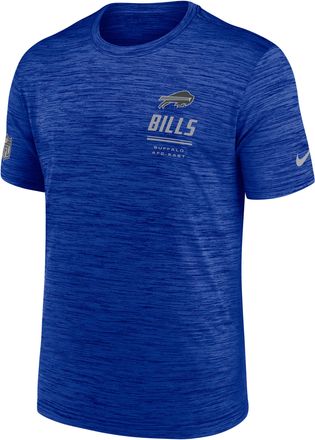 Nike Buffalo Bills Sideline Team Issue Velocity Nike Mens Dri-FIT NFL T-Shirt in Blue | 02ER4DA81-7VD