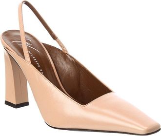 Giuseppe Zanotti Brenda 90 Leather Slingback Pump