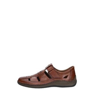 Rieker Klittenband - Heren - Sandalen - Bruin - 42 EU - Schoenen