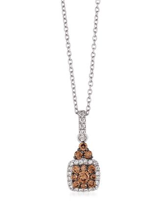 Le Vian Chocolate Cluster 14K 0.40 ct. tw. Diamond Pendant