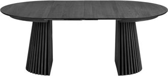 Moloo extensible 6/8 personas &oslash;120cm (160/200) roble negro