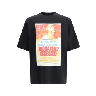 Dsquared2 T-Shirts, male, Black, S, Fashion Show T-Shirt