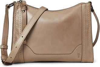 Frye Melissa Zip Crossbody Cross Body Womens Handbags Light Bronze, Leather