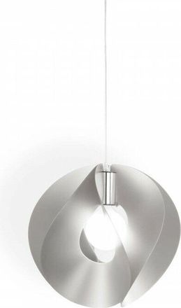 Linea Zero Atom L&aacute;mpara Colgante Plata Di&aacute;metro 45x H42 Cm