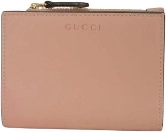 Gucci Pre-owned GG Emblem Smooth Leather Medium Zip Wallet - - Pre-owned - Donna - Rosa - ONE SIZE