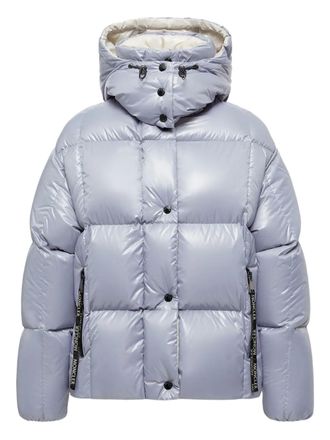 Moncler Donsjack met capuchon en rits - Blauw