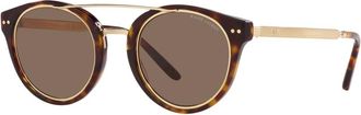 Ralph Lauren Zonnebril RL 8210 - Heren - Zonnebrillen - Bruin - 49 MM - Accessoires