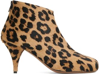 Mansur Gavriel Maria leopard-print boots - women - Lambskin/Calf Leather/Calf Hair - 36 - Neutrals