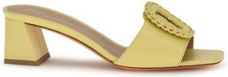 Santoni Bicolor Calf Leather Bos Taurus Womens Sandals