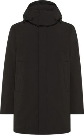 Peuterey Parka halflang - Heren - Parka Jassen - Zwart - S - Polyester - Jassen