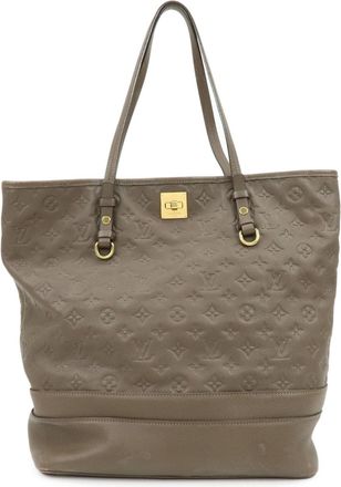 Louis Vuitton Citadine Monogram Empreinte Leather Brown Leather Handbag (Pre-Owned)