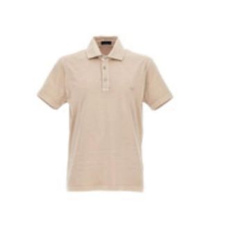Fay Polo Shirts, male, Beige, Size: XL Polo Shirt