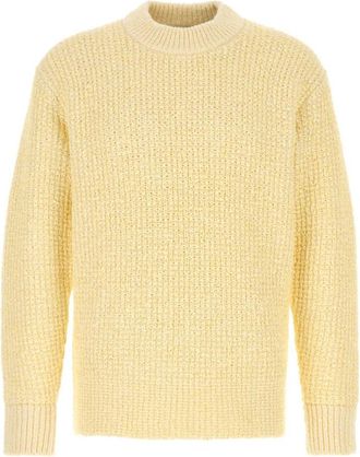 Stone Island Yellow Round neck Sweater