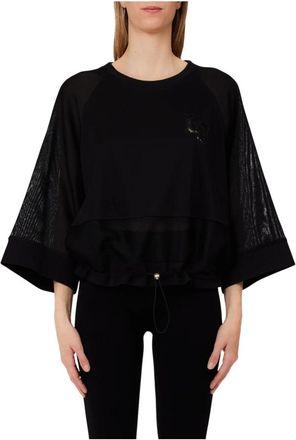 Liu Jo Sweatshirt - Dames - Sweatshirts - Zwart - S - Hoodies & sweatvesten