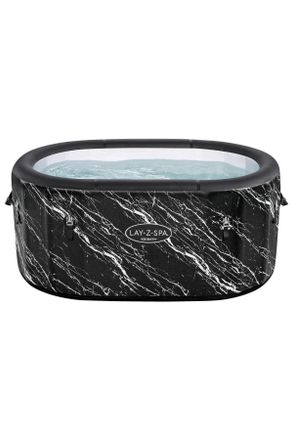 Bestway Badefass, Schwarz, Metall, Kunststoff, 152x92x71 cm, RoHS, Freizeit & Co, Wellness & Gesundheit, Whirlpools