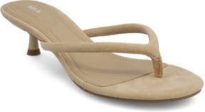 Mia Farren Kitten Heel Flip Flop in Natural at Nordstrom Rack, Size 6.5
