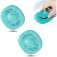 OEM 2 Protectores De Desag&uuml;e De Silicona, Tap&oacute;n Para Fregadero De Cocina, Filtro Para Desag&uuml;e De Ba&ntilde;era, Se Colocan A Presi&oacute;n Para Acelerar El Drenaje - C