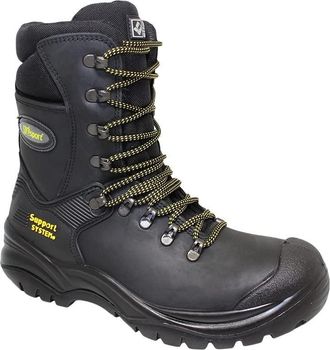 Grisport GriSport Combat Mens Tall Hi-Leg S3 Safety Steel Toe/Midsole Work Boots UK6