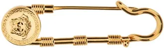Versace Polished Gold Classical Brass Safety Pin