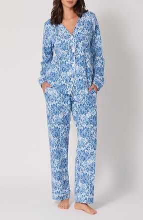 Bedhead Pajamas Print Jersey Pajamas in Dreamy Damask at Nordstrom, Size X-Small