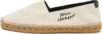 Saint Laurent Espadrilles con ricamo - Toni neutri
