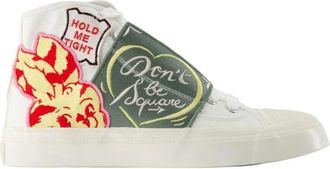 Kenzo Hoshi High-Top Sneakers - Heren - Sneakers - Veelkleurig - 42 EU - Katoen - Schoenen