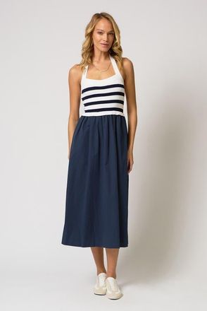 Central Park West Ralph Halter Two For Dress in Navy at Nordstrom, Size X-Small