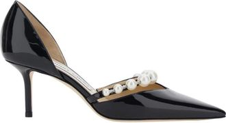 Jimmy Choo London Aurelie 65 - Dames - Pumps - Zwart - 41 EU - Leer - Schoenen