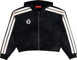 424 Felpa con cappuccio - Nero