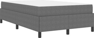 vidaXL Vidaxl - Estructura De Cama Gris Claro 120 X 200 Cm Telas De Pana