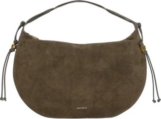 Coccinelle Thess Schoudertas - Dames - Tassen - Bruin - Maat: ONE Size Zijde