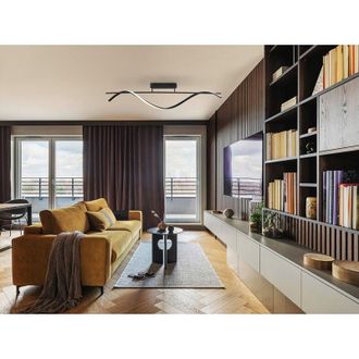 Schuller Plafón Boa Negro