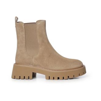 Michael Kors Botines Chelsea de ante con suela track Asher - Shoes - Mujer - Marr&oacute;n - 38 1/2 EU