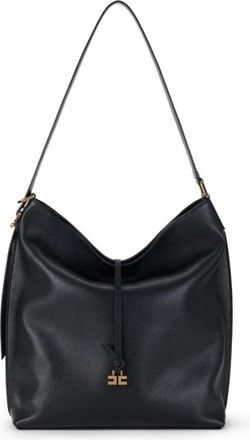 Elisabetta Franchi Boulevard Bucket Bag - Dames - Schoudertassen - Zwart - ONE Size - Leer - Tassen