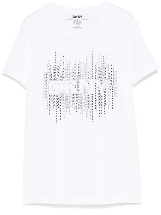 DKNY logo-embellished T-shirt - White
