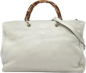 Gucci Bolso Satchel Pre-owned - Pre-owned - Mujer - Blanco - ONE SIZE