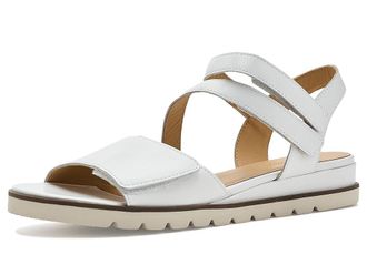David Tate Triple Womens Wedge Shoes White : 10.5 M (B), Leather